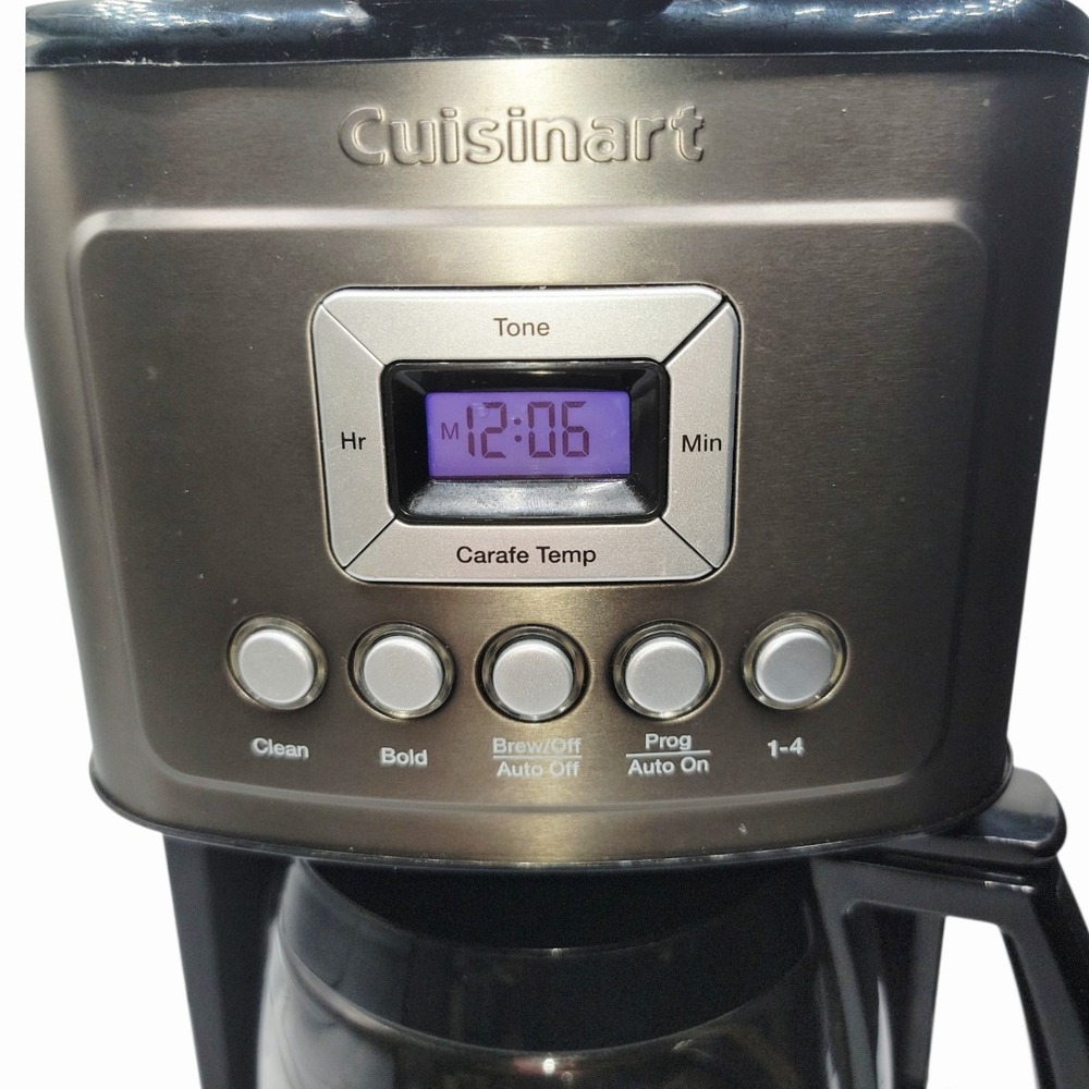 Cuisinart 14 Cup Programmable Coffee Maker Stainless Steel w/ Carafe & Filter - Picture 5 of 9